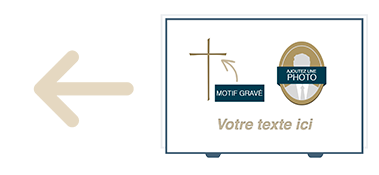 plaque funéraire personnalisée